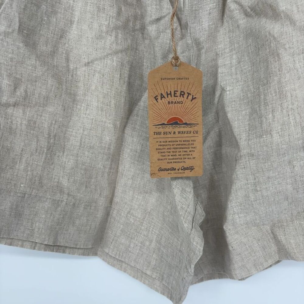 Faherty Linen Bayview Short - Picture 3 of 3
